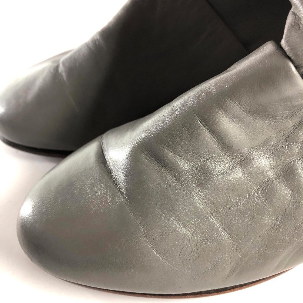 DEXTER USA Gray Genuine Leather Boots Booties ~ 6 - Picture 6 of 8